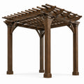 Pergola en Bois d'Épicéa 300x300x260 cm Brun