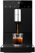 Cecotec Machines à café automatiques, 1,1 L, Noir/Argenté, Machine a Cafe Grain Cremmaet Compact. 19 barres