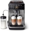 PHILIPS machine à café, Gris, Saeco Expresso broyeur GranAroma - 16 Boissons, Écran Couleur Intuitif de 2.4'