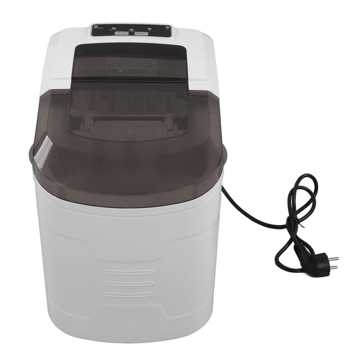 Fdit machine à glaçons, 112 W, 112 W, 12 kg, Blanc, Automatique de Comptoir, ABS de qualité Alimentaire, Faible Bruit