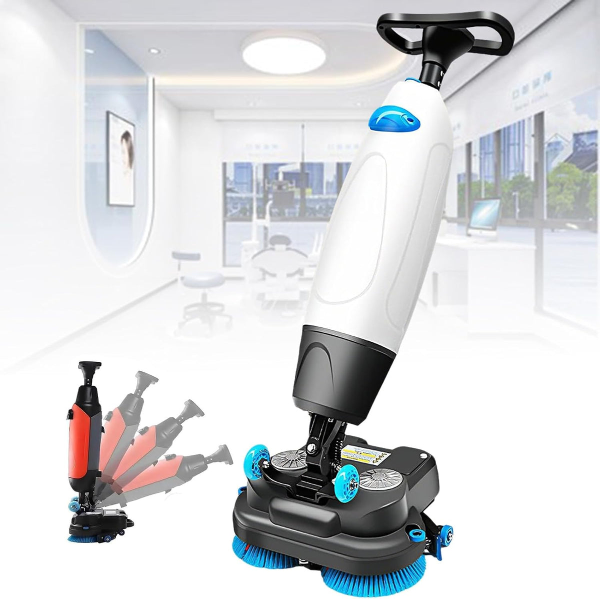 ExoticaBlend polisseuse, 250 W, 4,5 l, 7,5 l, Blanc, Nettoyeur de Sols Électrique Autoporté Professionnel