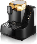 XUTNZA machine à café, 0,8 L, Argenté, Machine à Expresso entièrement Automatique, mousseur à Lait Classique