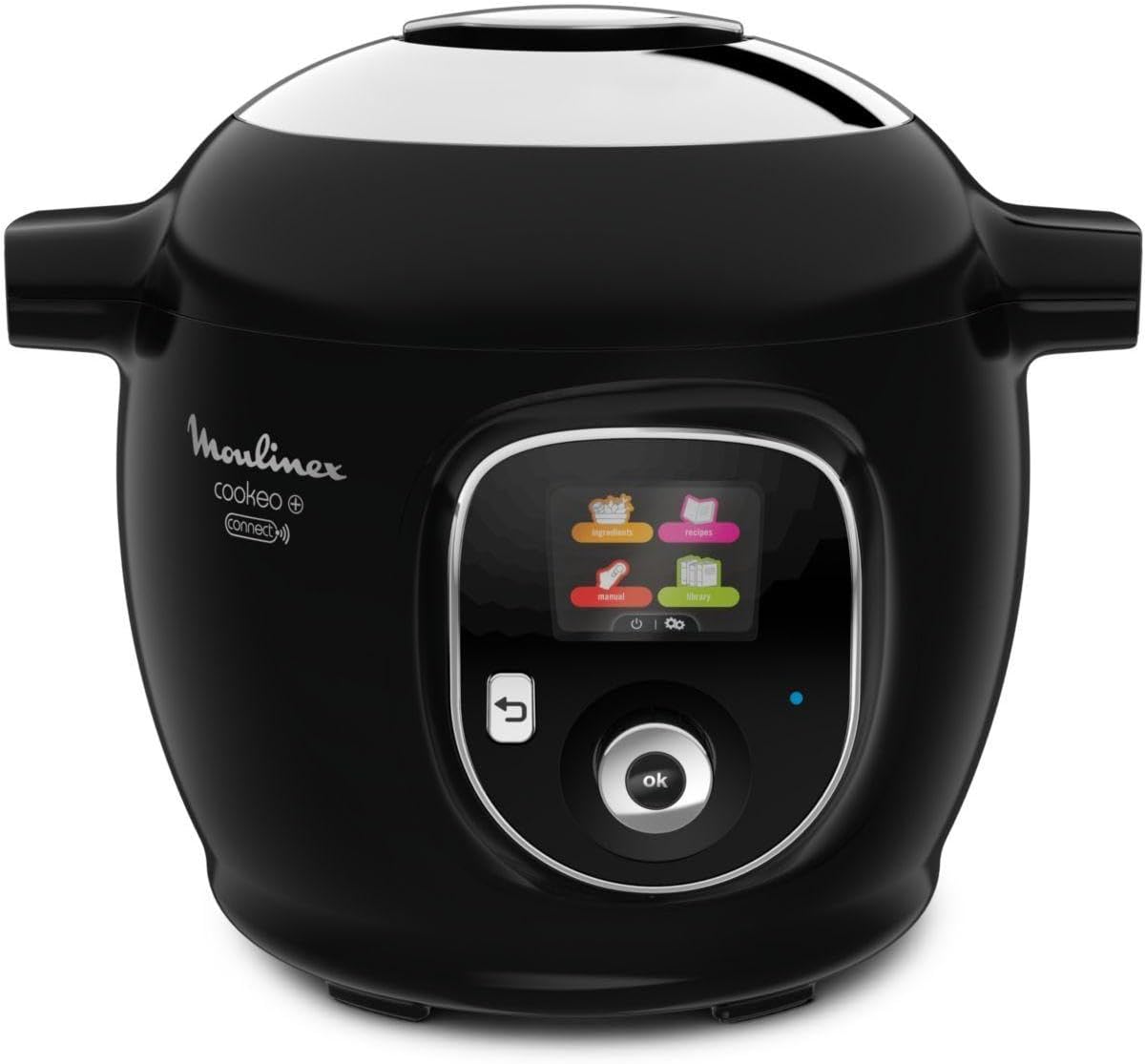 Moulinex Mijoteuses, 6 L, Noir, COOKEO+ CONNECT MULTICUISEUR INTELLIGENT 6 PROGRAMMES, 200 RECETTES CE867810