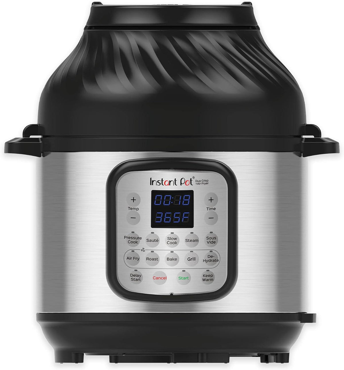 Instant Pot déshydrateur alimentaire, 1500 W, 8 L, Noir, Multicuiseur 11 en 1 Duo Crisp + Air Fryer, : autocuiseur