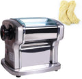 Machine machine à pâtes, Noir, à pâtes électrique, rouleau en argile polymère, 9 niveaux d'épaisseur réglables pour spaghettis