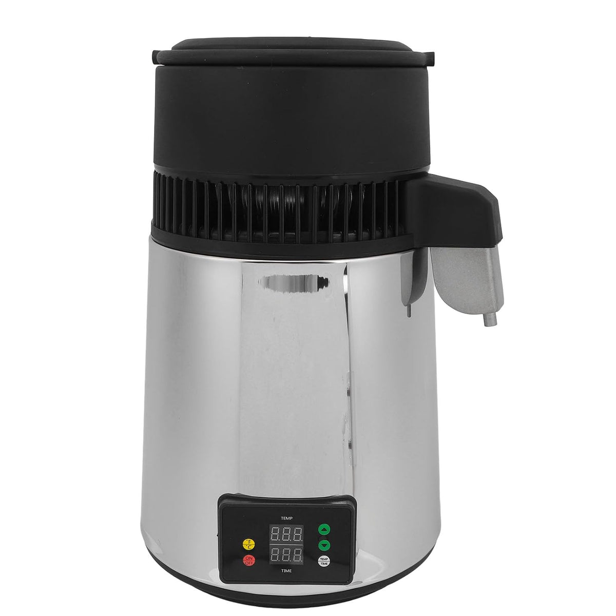 bureau Fdit, 4 L, 750 W, 750 W, 4 L, 220 V, Acier inoxydable, Argenté, Distillateur D'eau, Maison Cuisine Laboratoire (Prise UE )