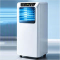 LHUITUI climatiseur portable, 7000/9000 BTU, 9000 BTU, 9000 BTU, Blanc, Climatiseur mobile avec télécommande et 2 vitesses