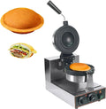 Beachtiful gaufrier, 1300 W, 220 V/110 V., Noir, électrique, Machine à Sandwich, Crème Glacée, Hamburger, Restaurants