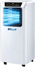 MANYOUYOU climatiseur portable, 330 x 280 x 680 mm, 220 V / 50 Hz, 9000 Btu, 9000 BTU, ABS, Blanc, Climatiseur Mobile 7000/ pour Chambre Et Bureau