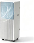 climatiseur portable HUANQIN, 18000 BTU, 100 m, Blanc, Climatiseur Mobile Ultra Puissant Jusqu'à ², Évaporatif avec Télécommande