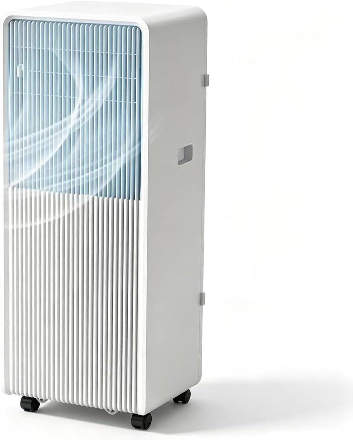 climatiseur portable HUANQIN, 18000 BTU, 100 m, Blanc, Climatiseur Mobile Ultra Puissant Jusqu'à ², Évaporatif avec Télécommande
