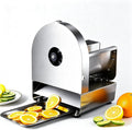 SHEUAO trancheuse électrique, 200 W, 8 mm, Argent, Coupe-Légumes Professionnel Électrique Acier Inox, Épaisseur 0