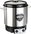Weck Stérilisateurs électriques, Argenté, WAT 25 Stérilisateur avec minuterie Acier inoxydable