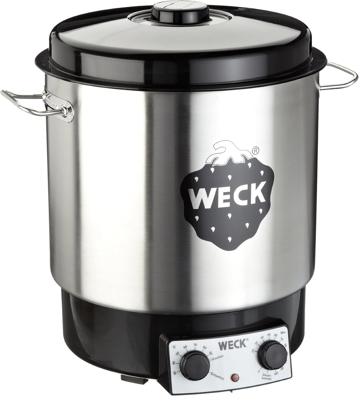 Weck Stérilisateurs électriques, Argenté, WAT 25 Stérilisateur avec minuterie Acier inoxydable