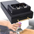 Nuxyyds Nettoyants pour moulins à café, 28 × 47,5 × 18 cm, 150 W, Noir, Nettoyeur De Porte-Filtres à Café Professionnel