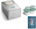 Springlane Kitchen sorbetière, 1,5 l, 150 W, 400 ml, Argenté, Springlane Emma avec compresseur auto-refroidissant