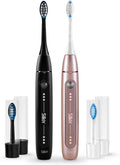 Silk'n Soniques, Noir/Rose, SonicYou, Ensemble 2x brosse à dents électrique sonique, Soins dentaires pour une hygiène optimale