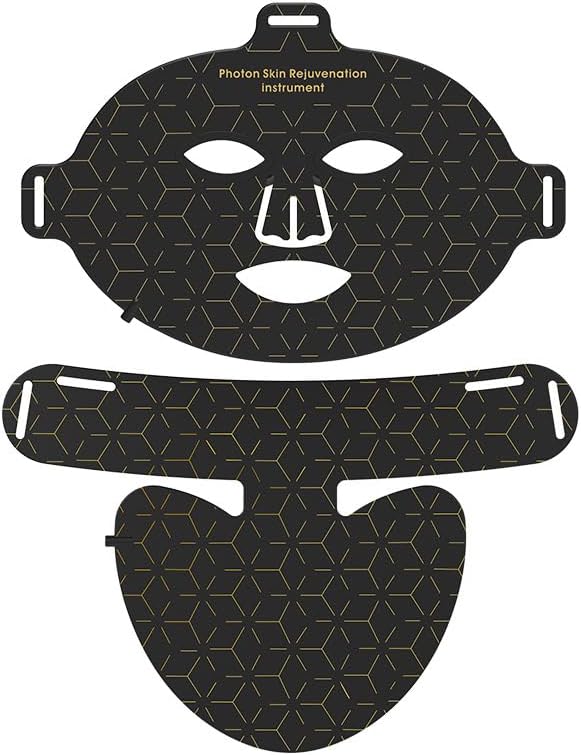 SWZEC Masques, Noir, Korons Masque Visage LED( )