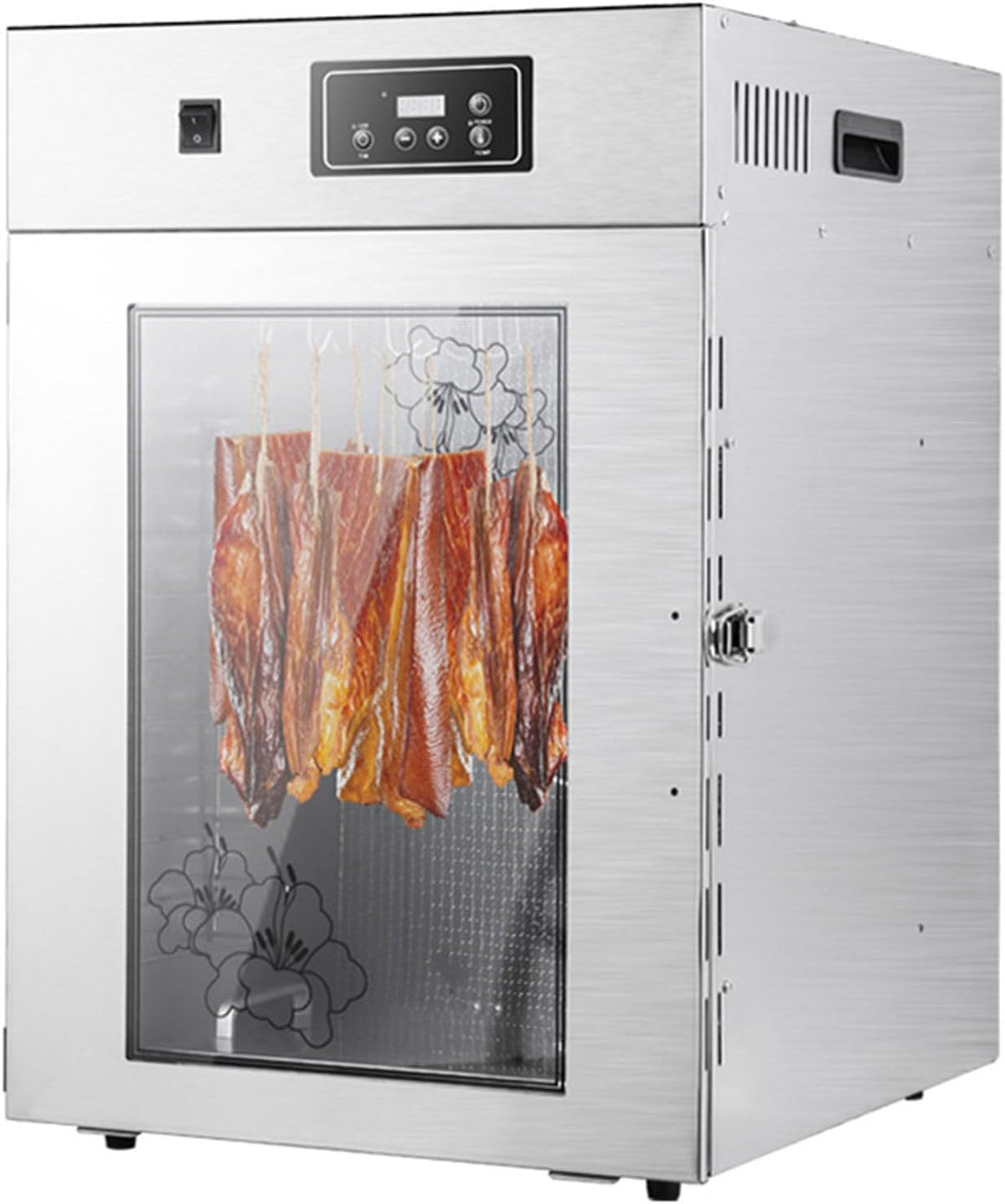 Cashwise déshydrateur alimentaire, 340 x 400 x 550 mm, 800 W, 220-240 V, Acier inoxydable de qualité alimentaire, Argenté