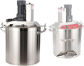 YXYLJOZ blender, 40 L, Noir, Mélangeur automatique pour aliments, mélangeur chauffant professionnel, à vitesse réglable