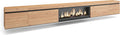 Skraut Home cheminée électrique, 107 cm., 34 W., 368x45x35, Marron, Meuble TV, Banc Télé, Grand Espace de Rangement