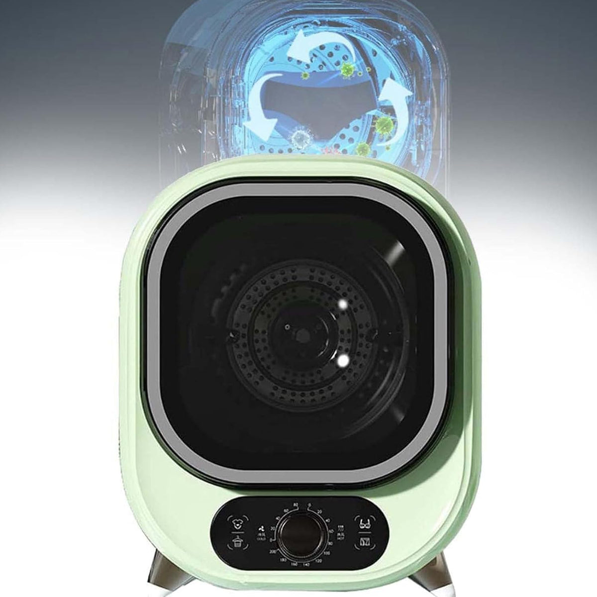 Sèche Sèche-linges avec pompe à chaleur, 220 V, Blanc, -Linge Portable à condensateur, -Linge à condensateur Autonome