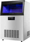 SHENGSHIYU machine à glaçons, 480*450*780 mm, 80 kg/24h, 235 W, 235 W, 15 kg, Noir, Industrielle, Réservoir de Glace