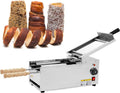 PioMue Machines à gâteaux, 1600 W, Argenté, Machine à Cornets de Glace électrique, Machine à gâteaux cheminée