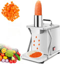 JKJZSALJ trancheuse électrique, 6 Mm, Argenté, Coupe-Légumes Et Professionnelle en Acier Inoxydable pour Pommes De Terre