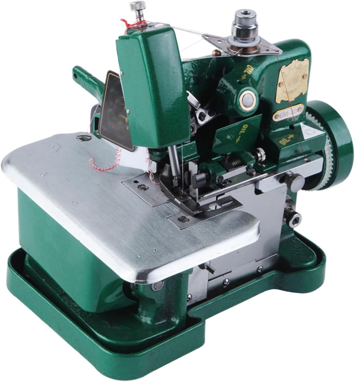 Machine surjeteuse, 255 x 210 x 270 mm, 5.0 mm, Noir, Industrielle, 3 Fils Haute Vitesse 3000 SPM, Largeur de Point Réglable 3.0
