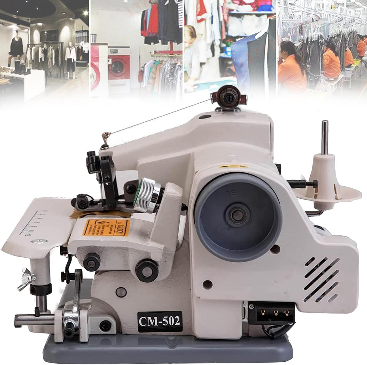 RETRIN machine à coudre, RM-500, 8 mm, Gris, À Point Invisible, machine à ourler points Aveugle Portable Avec Cadran Point