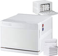 armoire, Gris, chauffe-serviettes, Intérieur en aluminium à chauffage rapide, stérilisateur UV pour soins de santé à domicile