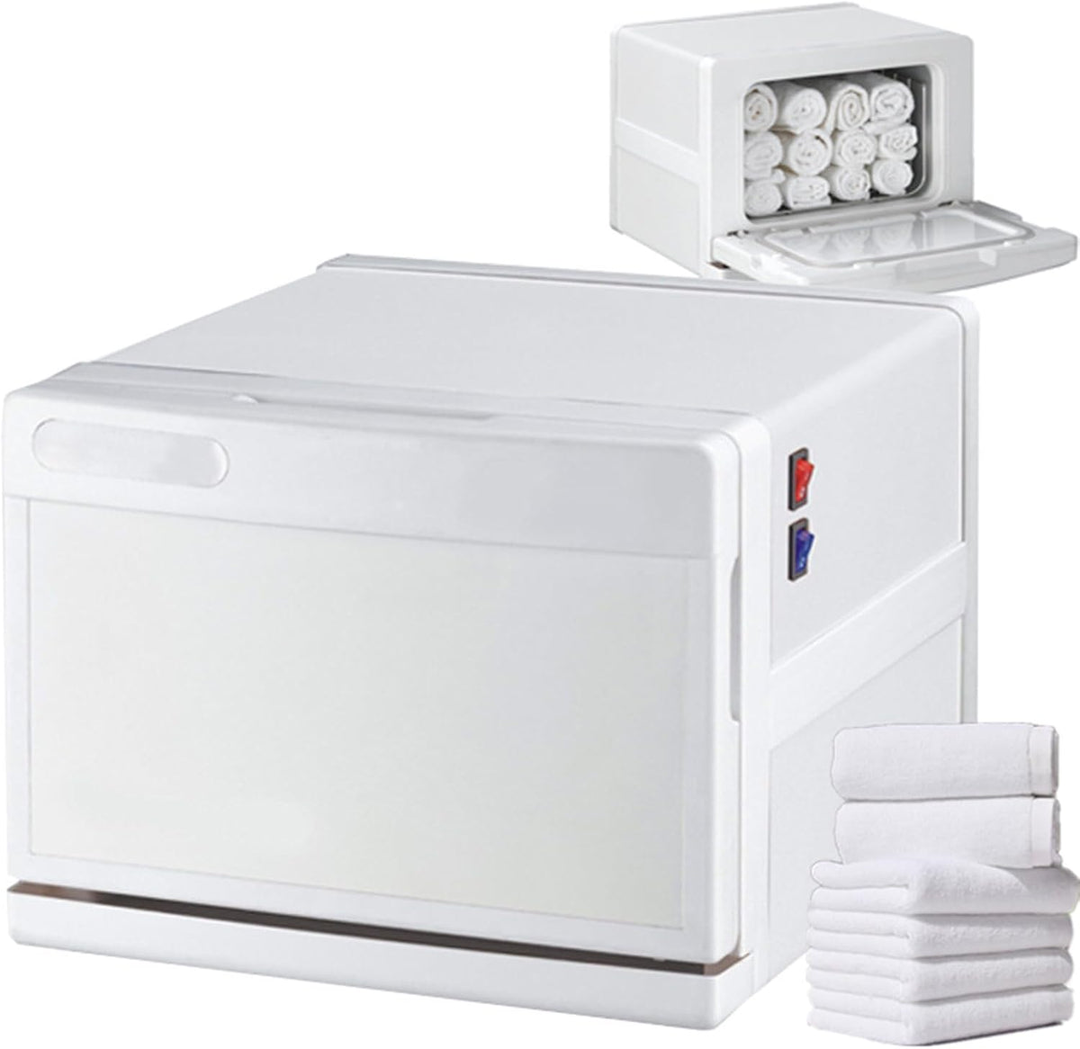 armoire, Gris, chauffe-serviettes, Intérieur en aluminium à chauffage rapide, stérilisateur UV pour soins de santé à domicile