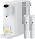 SusGreenable Distributeurs d'eau chaude, 2,4 L, Blanc, CIARRA X Osmoseur à osmose inverse, Purificateur d'eau de table avec eau chaude instantanée