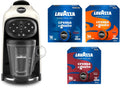 Lavazza machine à café, 1500 W, 240 V, 1,1 litre, Blanc, A Modo Mio Deséa White Cream avec 88 capsules crème et goût assorties