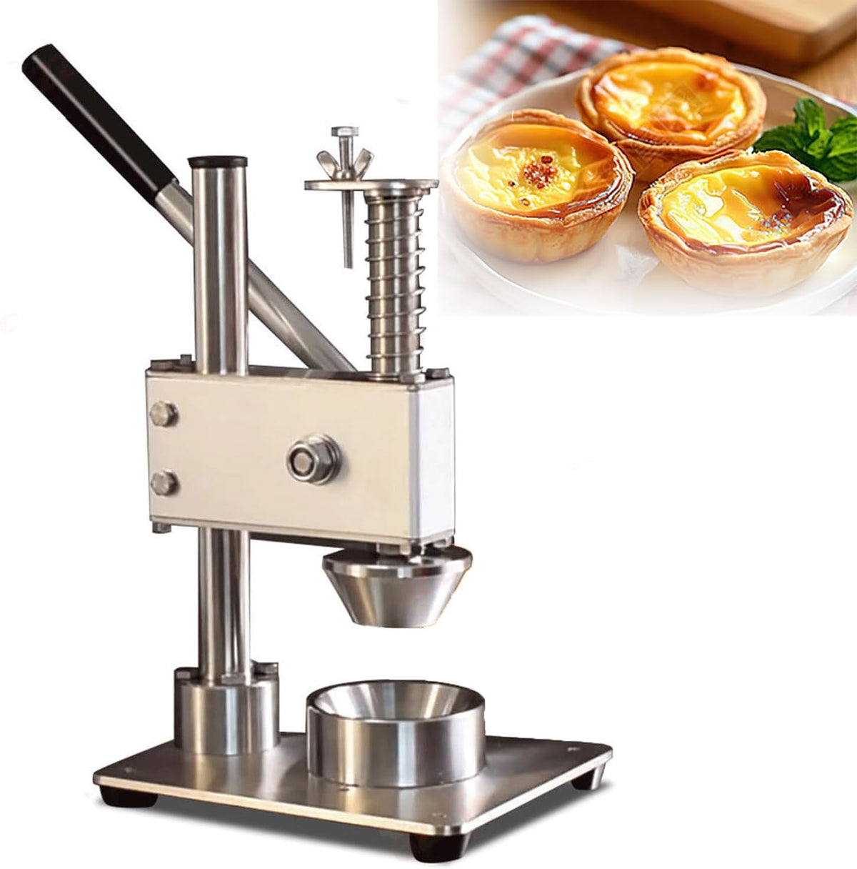 Machine Pocheuses à œufs, acier inoxydable., argent., à tartelettes aux œufs, presse en acier inoxydable pour usage domestique