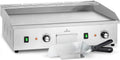 KLARSTEIN plancha, 200 W, Argenté, Barbecue Electrique de Table, Electrique Exterieur, Grill Electrique Antiadhésive Amovible