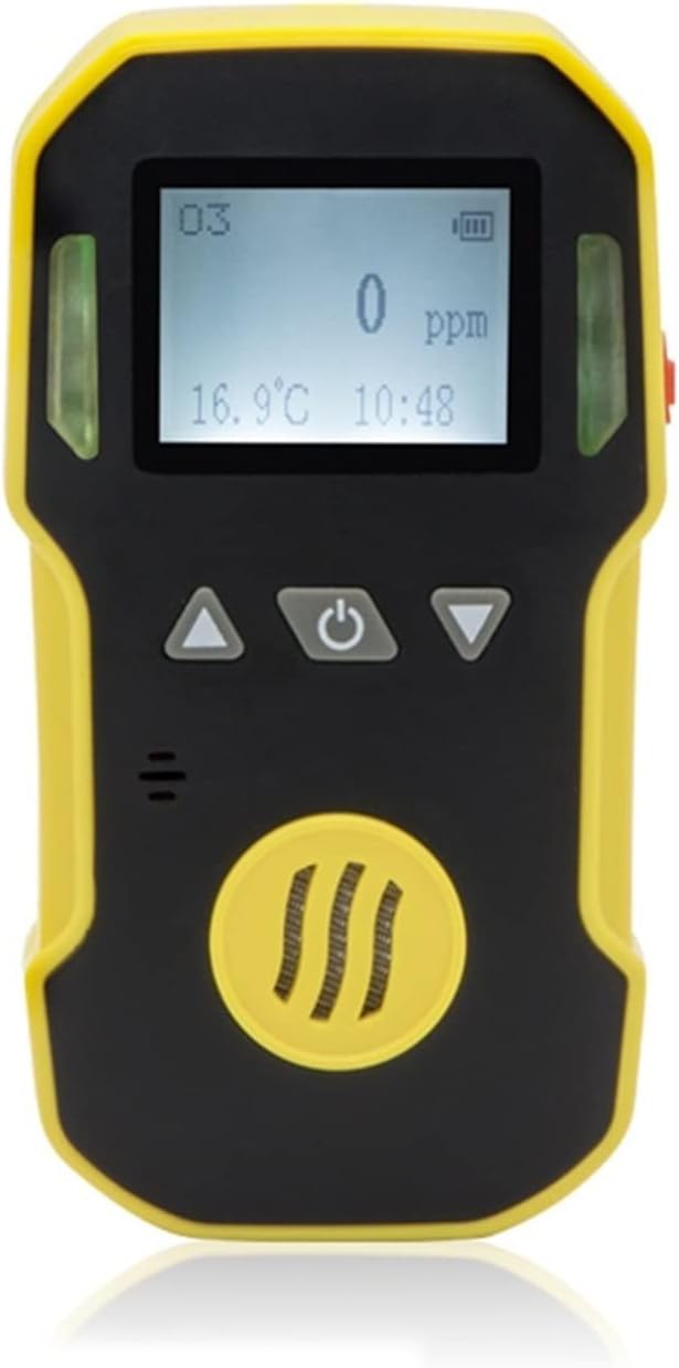 HPHPH groupe électrogène, 100 mm × 60 mm × 30 mm (L × l × H), Gris, Detecteur de Gaz, Détecteur de gaz d'ozone Portable Professionnel O3 mètre