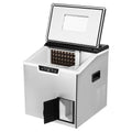 GAOUSD machine à glaçons, 37,5*39,5*42 cm/14,76*15,55*16,54 pouces, 150-180 W, 220 V, 1,8 L, ABS, acier inoxydable, noir, argent