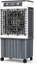 LUNAIZHUO fontaine à eau, 35 L, Blanc, Refroidisseur d'Air Évaporatif Industriel, Rafraîchisseur d'Air Évaporatif