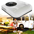 DPQYJPP Climatiseurs, 12 V/24 V., 12 V, 24 V, rouge, blanc, / DC RV Climatiseur 2 en 1 RV Climatiseur de Toit