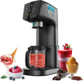 Cecotec sorbetière, 500 W, 2,1 L, Noir, Multifonction Machine à Glace Gelatec 2100, 11 Programmes de Glace et Boissons Granitées