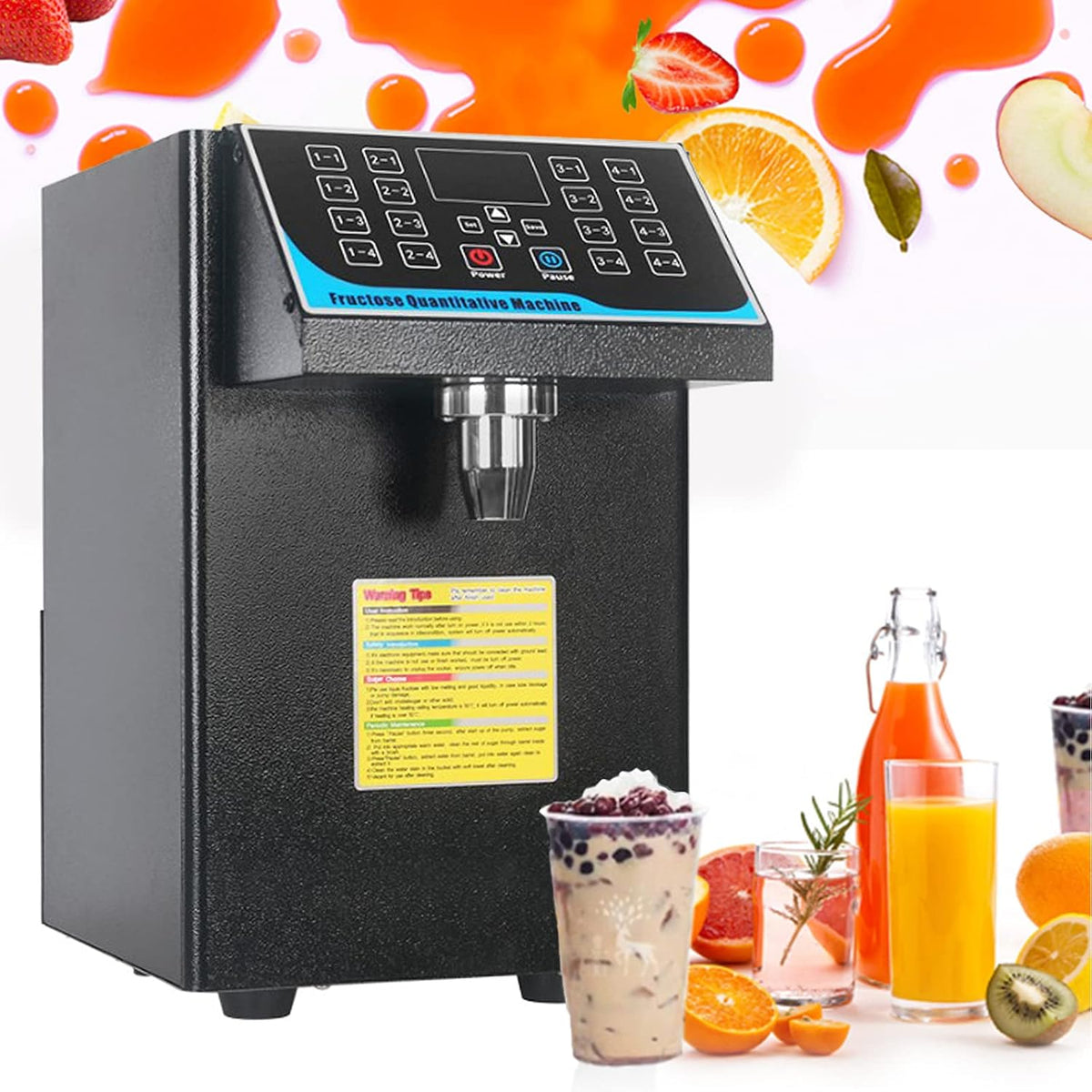 Dekltus machine à café, BC-16A, 25 x 36 x 40 cm, 7,5 l., 450 W., 220 V/50 Hz., acier inoxydable., noir., Distributeur automatique de fructose - 7