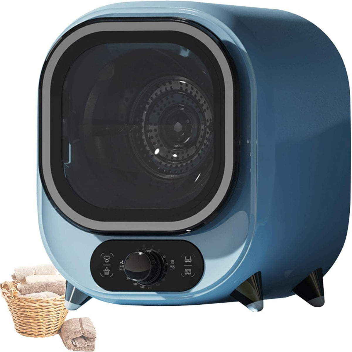 Sèche Sèche-linges à évacuation, 0,8 kg, Argenté, -linge portable compact avec bac en acier inoxydable