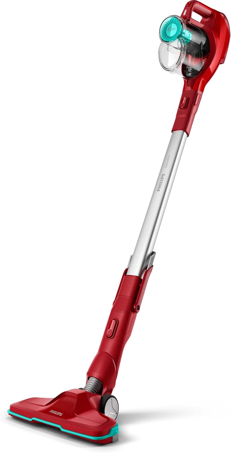 PHILIPS aspirateur balai sans fil, 18 V, Rouge