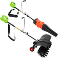WSIKGHU fraise à neige, environ 70 à 80 dB., 1300 W, 60 V, Noir, Pelle à Neige Sweeper pour le Nettoyage des Terrains de Gazon Artificiel