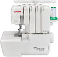 Janome surjeteuse, Noir, MyLock 554D 2/3/4 fils, 4/3/2 fils, pré-filetée avec 4 cônes, alimentation améliorée du tissu
