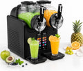 RoyceBee sorbetière, 2,0 L × 2 cuves, 380 W, 380 W, Noir, Machine à Granités Commerciale, Fonction Nettoyage Automatique