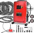 XIIW Furets déboucheurs, Puissance : 400 W, 400 W, 43,5 m, 10 mm, 5 m, Noir, Furet Déboucheur Électrique avec FI Protection