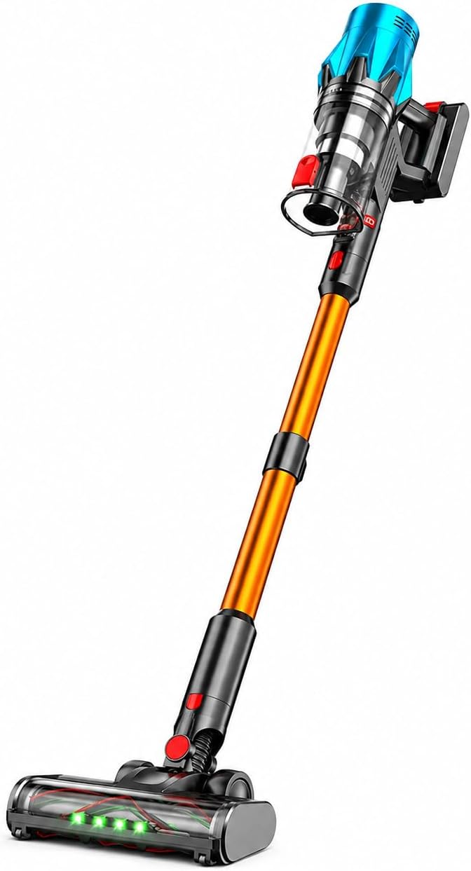 TGTHDD Aspirateurs balais et balais électriques, 35 kPa, Noir, aspirateur sans fil bergxperten sixpad s80 puissance d'aspiration